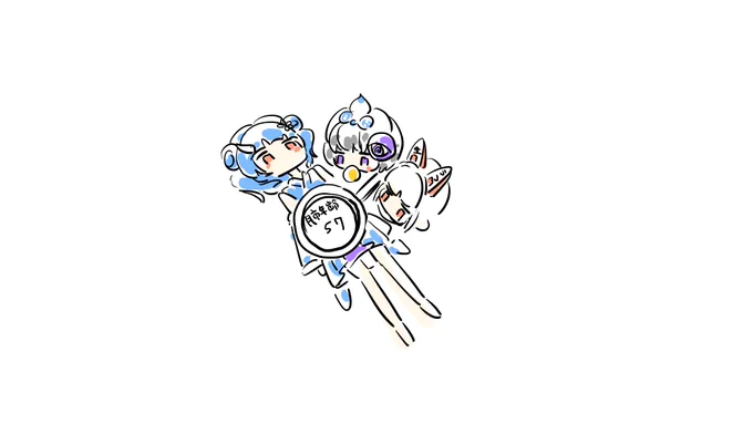 #寧々丸絵巻 #おぎゃーと #おなま絵 