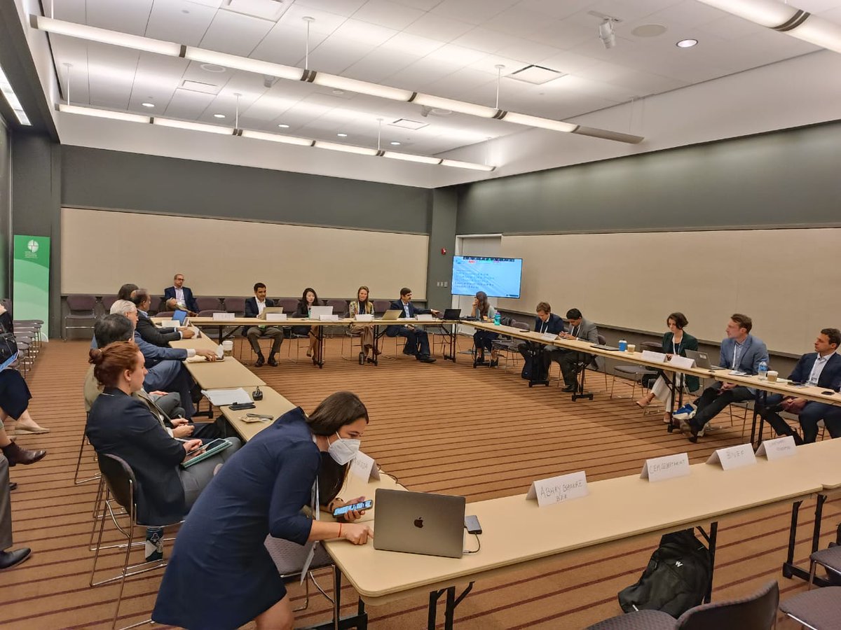 TERI alongside <a href="/climacatalyst/">Climate Catalyst</a> and <a href="/forourclimate/">Solutions for Our Climate (SFOC)</a> organised an exclusive roundtable discussion on building leadership and accelerating action on #steeldecarbonisation which was held as a side event at the <a href="/GCEAF_USA/">Global Clean Energy Action Forum</a> in Pittsburgh on Friday.