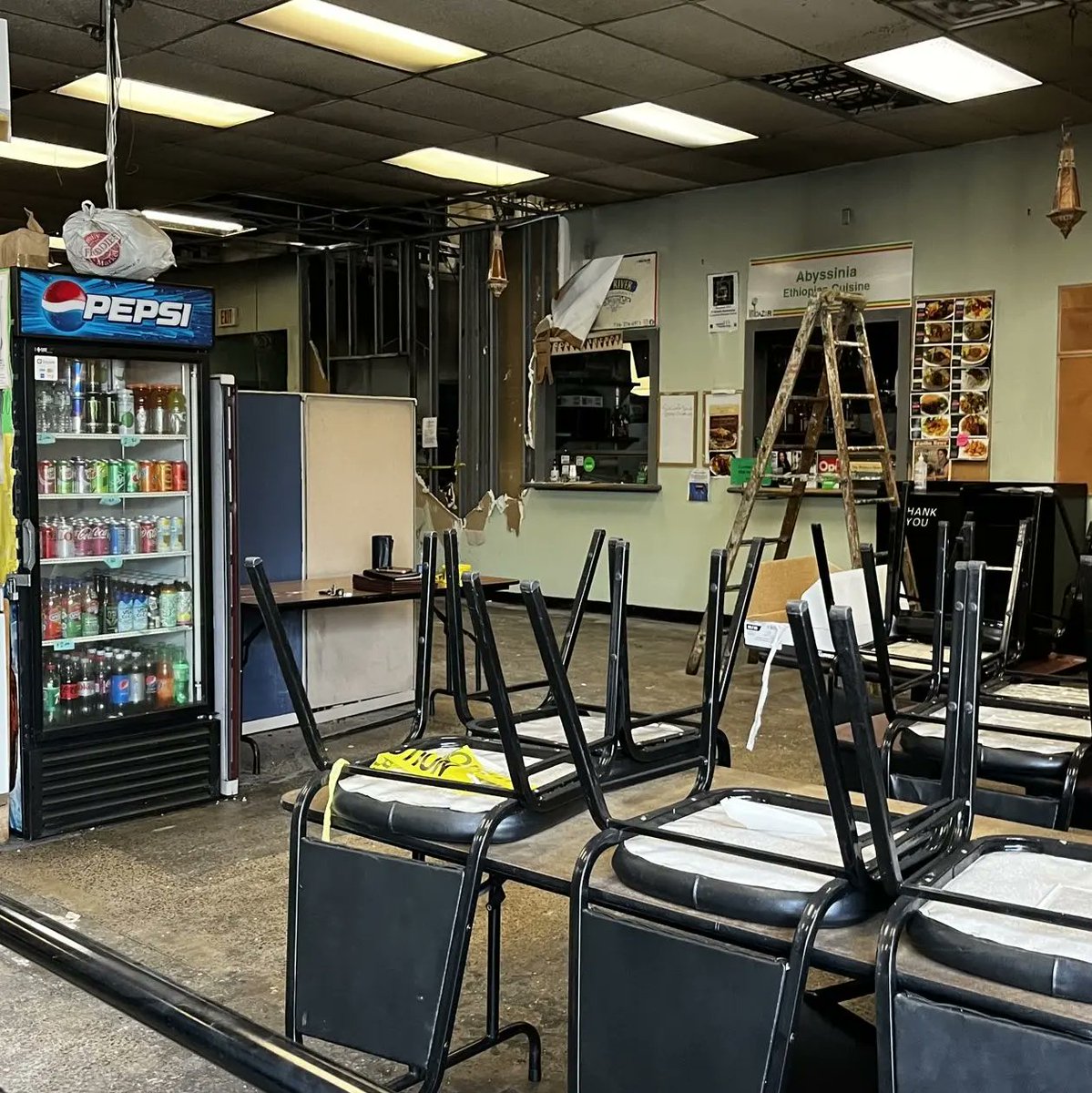 MayorSeanRyan's tweet photo. Visited the @WestSideBazaar on Grant Street to survey damage from this week's fire. 

The community has really come together during this difficult time to support our neighbors in need. @WEDIBuffalo is accepting donations, and you can visit https://t.co/1jIa5iQT5k to help out. https://t.co/96b02TxfIX