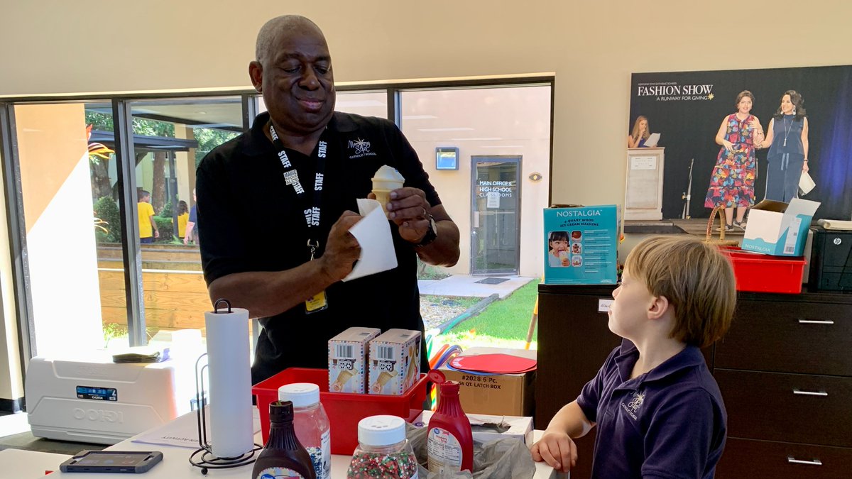 MSCatholicOrl's tweet photo. Friday is meant to be celebrated with ice cream and sprinkles! Our elementary students learned how to make vanilla ice cream during Life Skills. https://t.co/FHvreDwW34