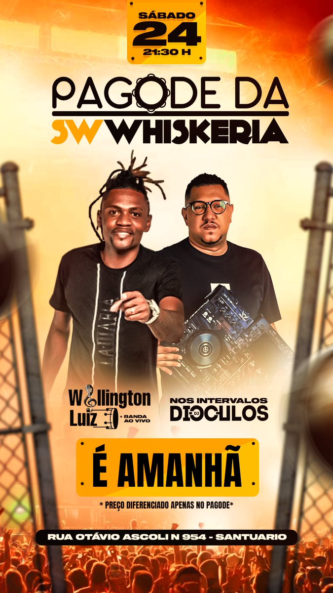 whiskeriasw's tweet photo. É amanhã, quem vamos??? https://t.co/NeI19JENlJ