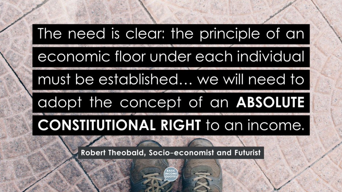 #BasicIncome is a human right.