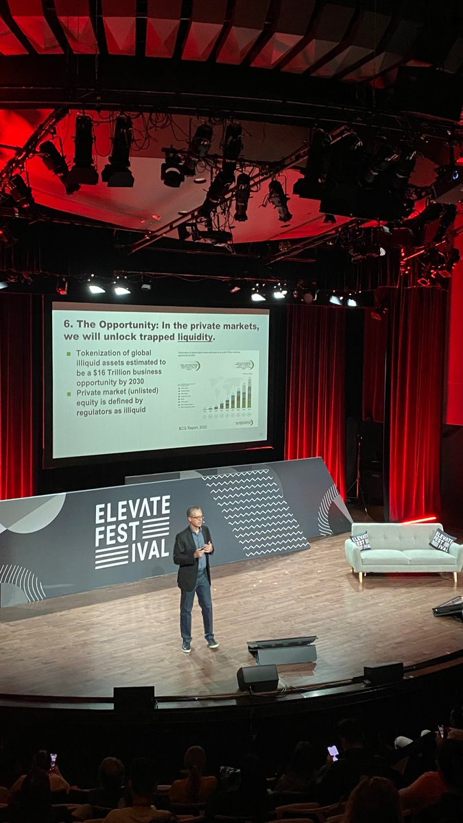 Amazing event <a href="/ElevateTechCA/">Elevate</a> ! Enjoyed presenting the opportunity for all private ventures to unlock trapped liquidity with regulatory-compliant Tokenization and digital securities! (DM me for presentation link)
