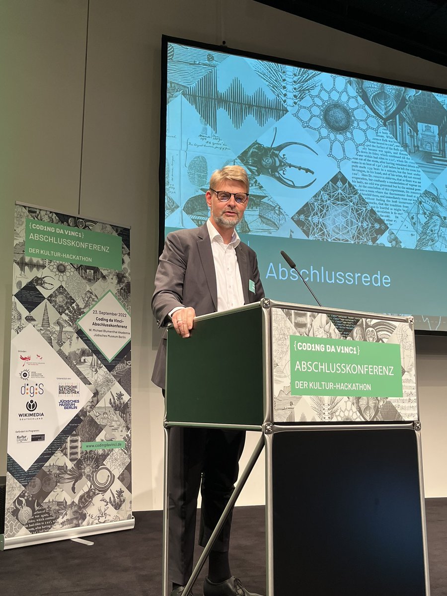 Coding da Vinci (@codingdavinci) on Twitter photo Abschluss und Ausblick von <a href="/DNB_Aktuelles/">Deutsche Nationalbibliothek</a> Frank Scholze hebt die starke Energie dieses Tages hervor und die stärkende u unterstützende Ausstrahlung des Ökosystems von #codingdavinci in den vergangenen Jahren - Hoffnung für die Zukunft?! #kulturdigital Abschluss und Ausblick von <a href="/DNB_Aktuelles/">Deutsche Nationalbibliothek</a> Frank Scholze hebt die starke Energie dieses Tages hervor und die stärkende u unterstützende Ausstrahlung des Ökosystems von #codingdavinci in den vergangenen Jahren - Hoffnung für die Zukunft?! #kulturdigital