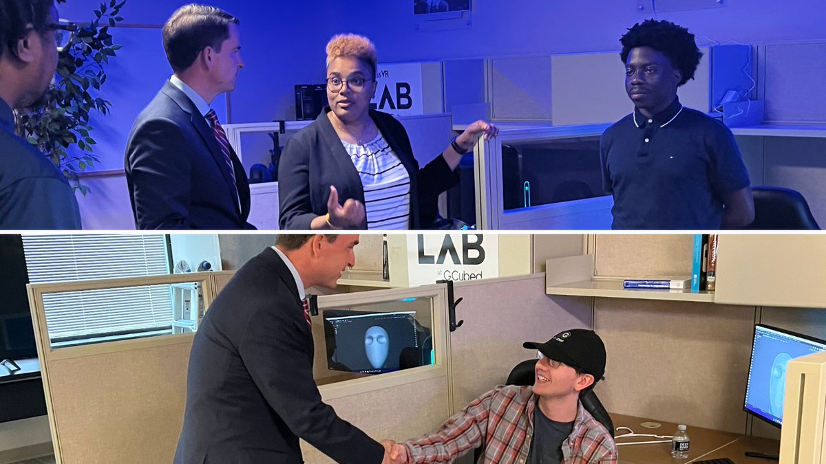 Senator McPike visited SCPS Work-Based Learning students on the job as interns for GCubed. He listened to their testimonies and in return offered words of pride and encouragement. <a href="/VASenate/">VaSenateofVirginia</a>  <a href="/SCPSWBL/">SCPS Work-Based Learning</a> <a href="/G_CubedINC/">GCubed Inc</a> #SCPSWBL #ElevateStafford