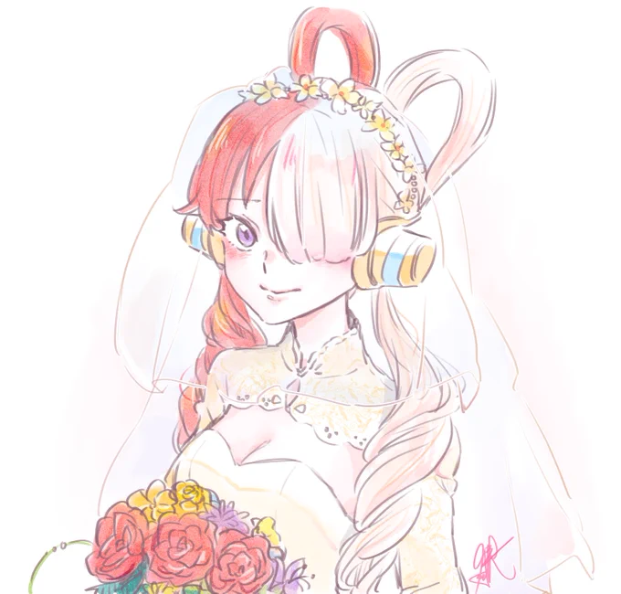 a bridal bouquet 