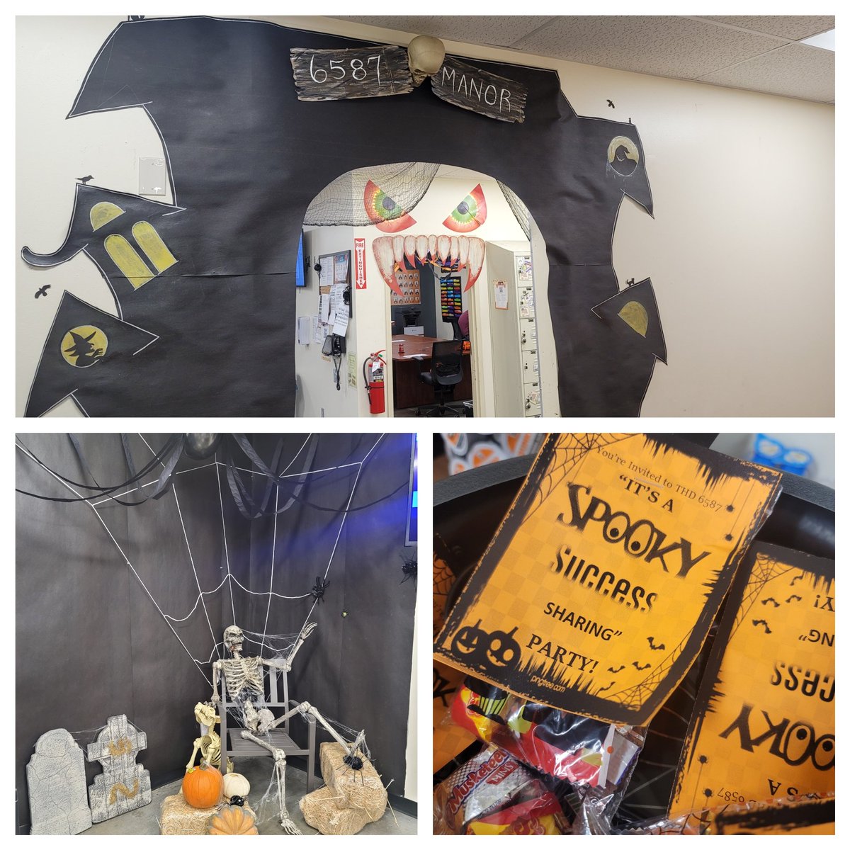 psjohnson904's tweet photo. Happy Success Share!  We are having a Spooky Time celebrating at #6587!  Associates all excited but we still cannot get Wednesday to smile!  @bka1220 @ChavezDestinie @Rebecca01210491 @BrendanMcDowel9 @HRMThomasTHD https://t.co/DxUaly5cvW