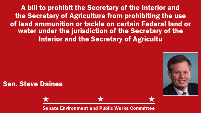 USCongressBot's tweet photo. Sen. Steve Daines (R-MT) has introduced a bill before the Senate. #MTpol #MTpolitics https://t.co/hBzr2M1nd0 https://t.co/jTyRXu6hTR