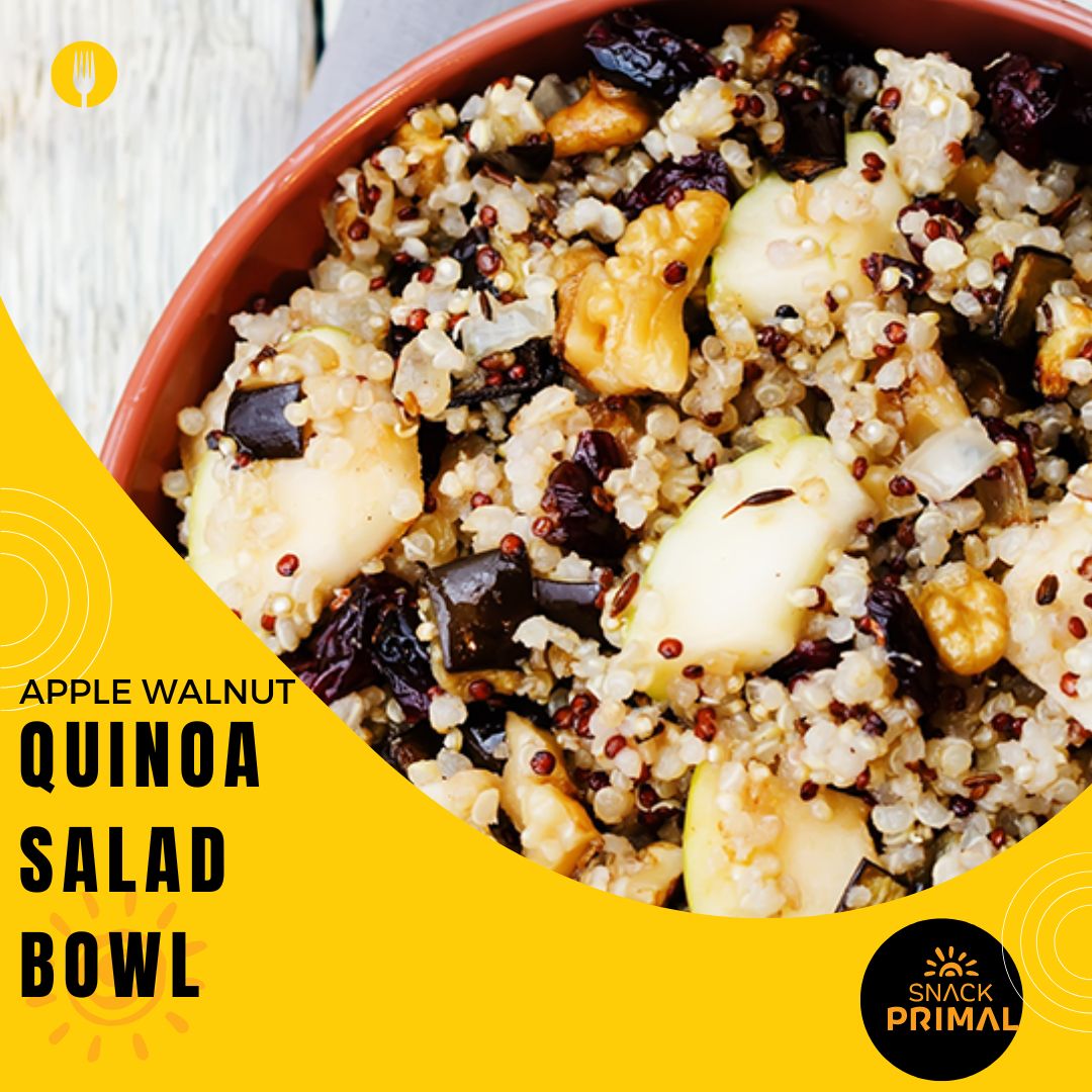SnackPrimal's tweet photo. Keep it light and healthy with this refreshing bowl of Apple Walnut Quinoa Bowl!

Find the recipe on our website - https://t.co/LWGHzkWs66

#Recipe #Walnuts #CaliforniaWalnuts https://t.co/HStNQ3etB3