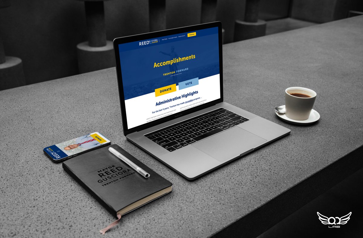 qdlab's tweet photo. Hot on the Campaign Trail! Mayor Reed Gusciora for Re-Election as Trenton Mayor. Quantum was hired to design/develop the campaign website and roll it out in record time. Launch Site: https://t.co/3wMgKopBf2
#election #vote #politics #websitedesign #mayorreed https://t.co/S6E2GAcPV3