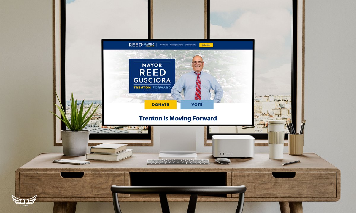 qdlab's tweet photo. Hot on the Campaign Trail! Mayor Reed Gusciora for Re-Election as Trenton Mayor. Quantum was hired to design/develop the campaign website and roll it out in record time. Launch Site: https://t.co/3wMgKopBf2
#election #vote #politics #websitedesign #mayorreed https://t.co/S6E2GAcPV3