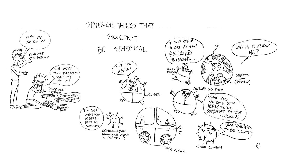 Le_petit_Robin's tweet photo. #spheres #physicists #classicalmechanics #letthecowsalone https://t.co/8V2M2TNcWI