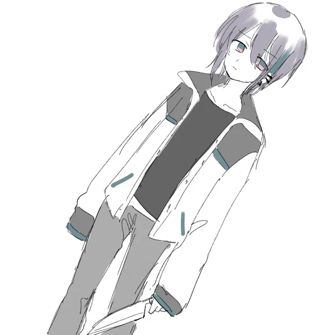 #灰画 