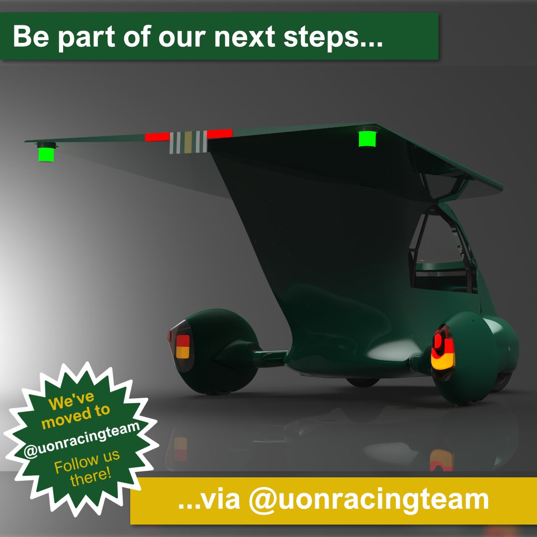 Thank you for being part of our solar challenge journey so far... but it's just the beginning! ⚡

Follow us on <a href="/uonracingteam/">University of Nottingham Racing Team</a> and join our sustainable motorsports revolution! 💚

#weareuon #electric #racing #solarchallenge #formulastudent #innovation #collaboration