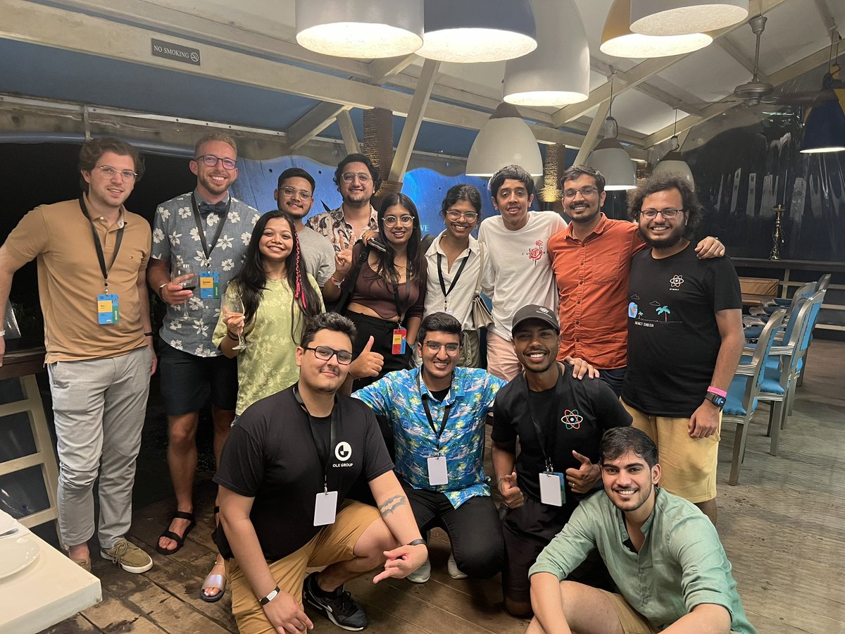 withloveaal's tweet image. We started our after party little soon!!!

#reactindia2022
@react_india