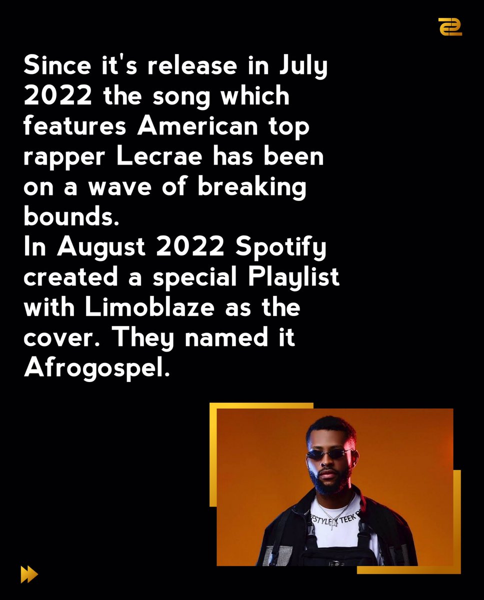 Evaloaded2's tweet image. JIREH (provider) BY LIMOBLAZE BREAKS LANDMARK RECORD ON BILLBOARD

Since the release of JIREH (Provider)  in July 2022 the song which features American top rapper @lecrae has been on a wave of breaking bounds.

#Afrogospel #Evaloaded