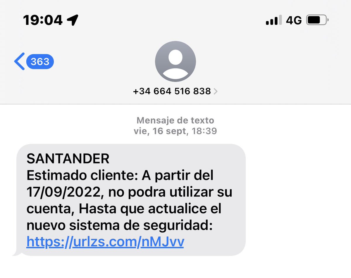 pamdiazcarr's tweet photo. @policia Yo recibo cada día mensajes como estos. Y lo hago caso. Por lo mismo. Estafas https://t.co/eTSUgOx4ad