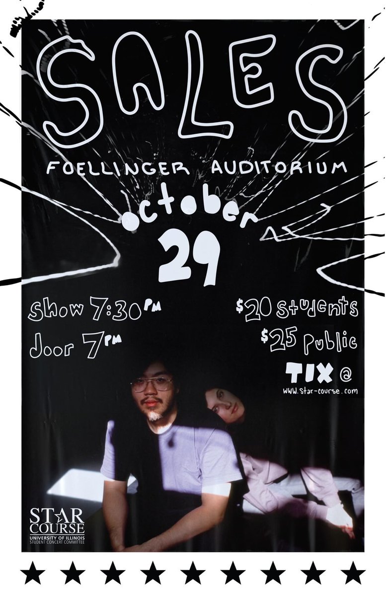 STAR COURSE PRESENTS: SALES ON OCTOBER 29TH, AT FOELLINGER AUDITORIUM 🎉🎉🎉