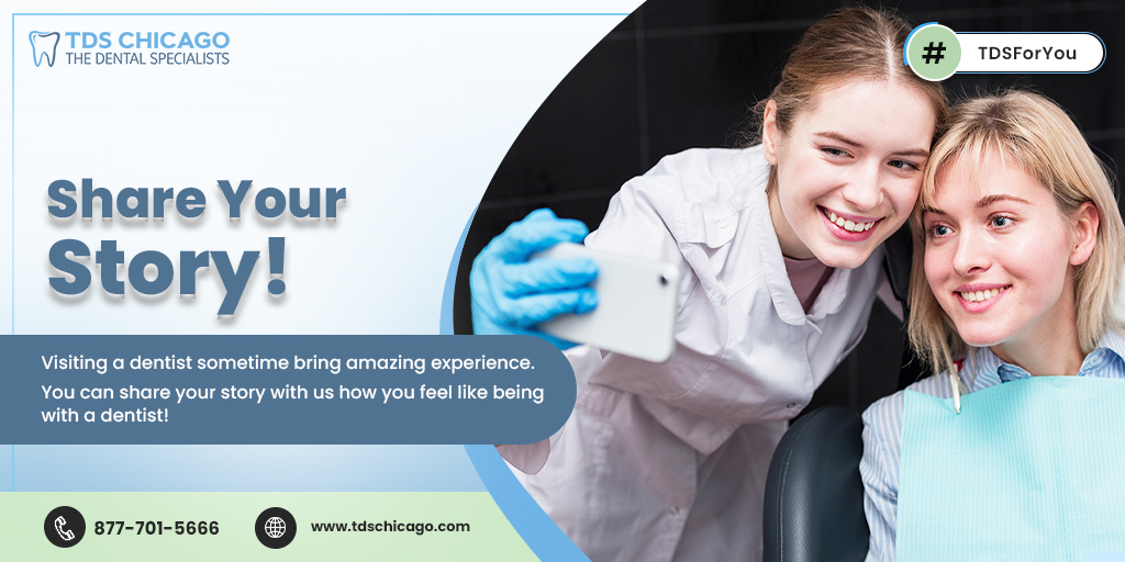 tds_chicago's tweet photo. Do you often visit a dentist? How was your experience?
Could you share it with us? We want to hear your dental story.
Book a visit now for more information about dental procedures &amp; oral health. Click https://t.co/1tpNDzrcKj or call +877-701-5666.
 
#DentalSurgery #ShareYourStory https://t.co/7e2EJfYfPD