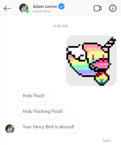 Fancybirdsio's tweet photo. Legendary Birds do have this effect on people sometimes. ✨💅 https://t.co/yQq1YqJjFt