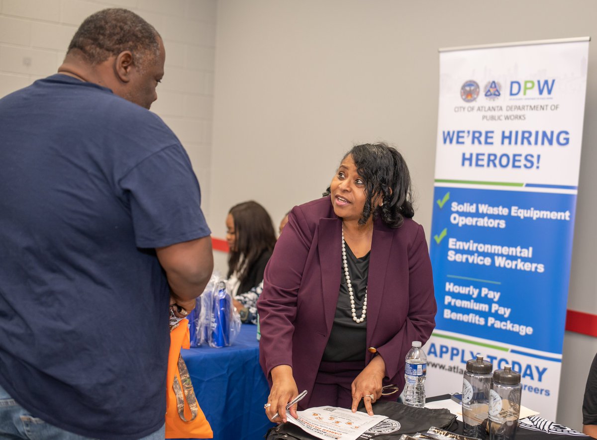 atlcouncil's tweet photo. The Trading Up Fair took place yesterday. This event was hosted by Council member @andreaboonenow and Fulton County Commissioner @nataliewhall. This fair provided the opportunity to learn new skills for jobs, including those with felonies or other criminal history. https://t.co/iJ4lLBJjUa