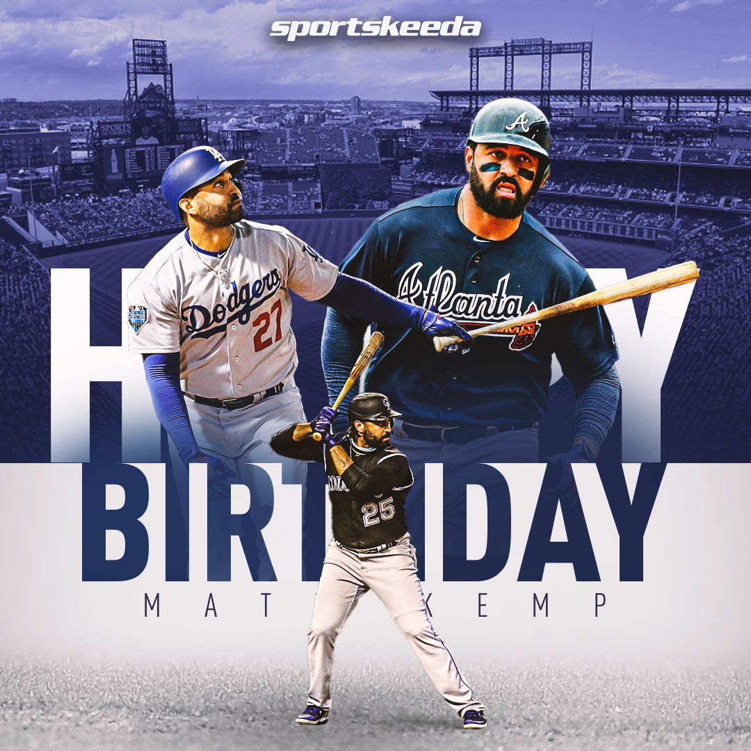 Happy Birthday to star outfielder Matt Kemp    3x All-Star 2x Silver Slugger 2x Gold Glove 