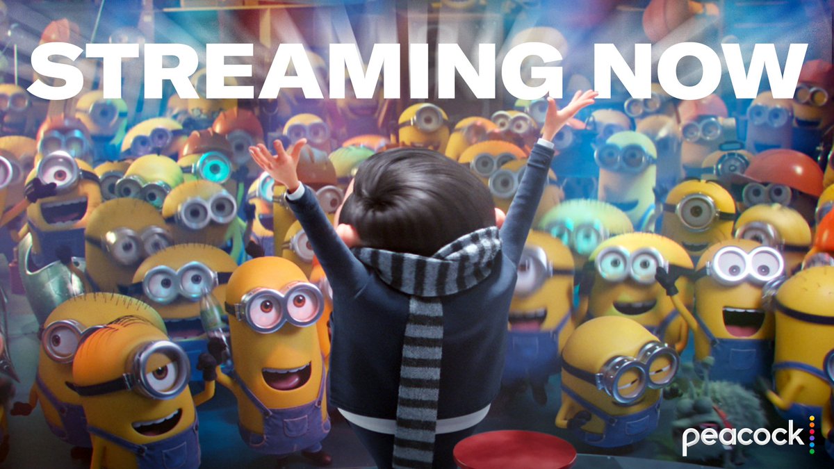 RISE up, @Minions fans! #TheRiseOfGru has arrived on Peacock. How many times are you gonna stream it this weekend?