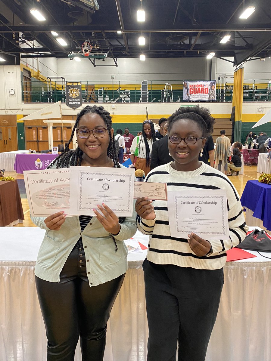 NcCounselors's tweet photo. …and walked away with scholarships!@NC_Principal https://t.co/93aEvbtnZG