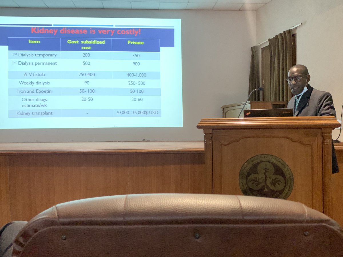 ISN ELP-1 cohort member Dr Robert K visited the Department of Nephrology at PGIMER, CHD on Sep 21-22. Very insightful and inspiring. Thanks to <a href="/rkalyes1/">Robert Kalyesubula,MD, FISN(USA), PhD-FRCP(London)</a>, <a href="/ISNkidneycare/">Int Society of Nephrology</a>, <a href="/vjha126/">Vivekanand Jha | विवेकानन्द झा</a>, <a href="/CharuMalik_ISN/">Charu Malik</a>