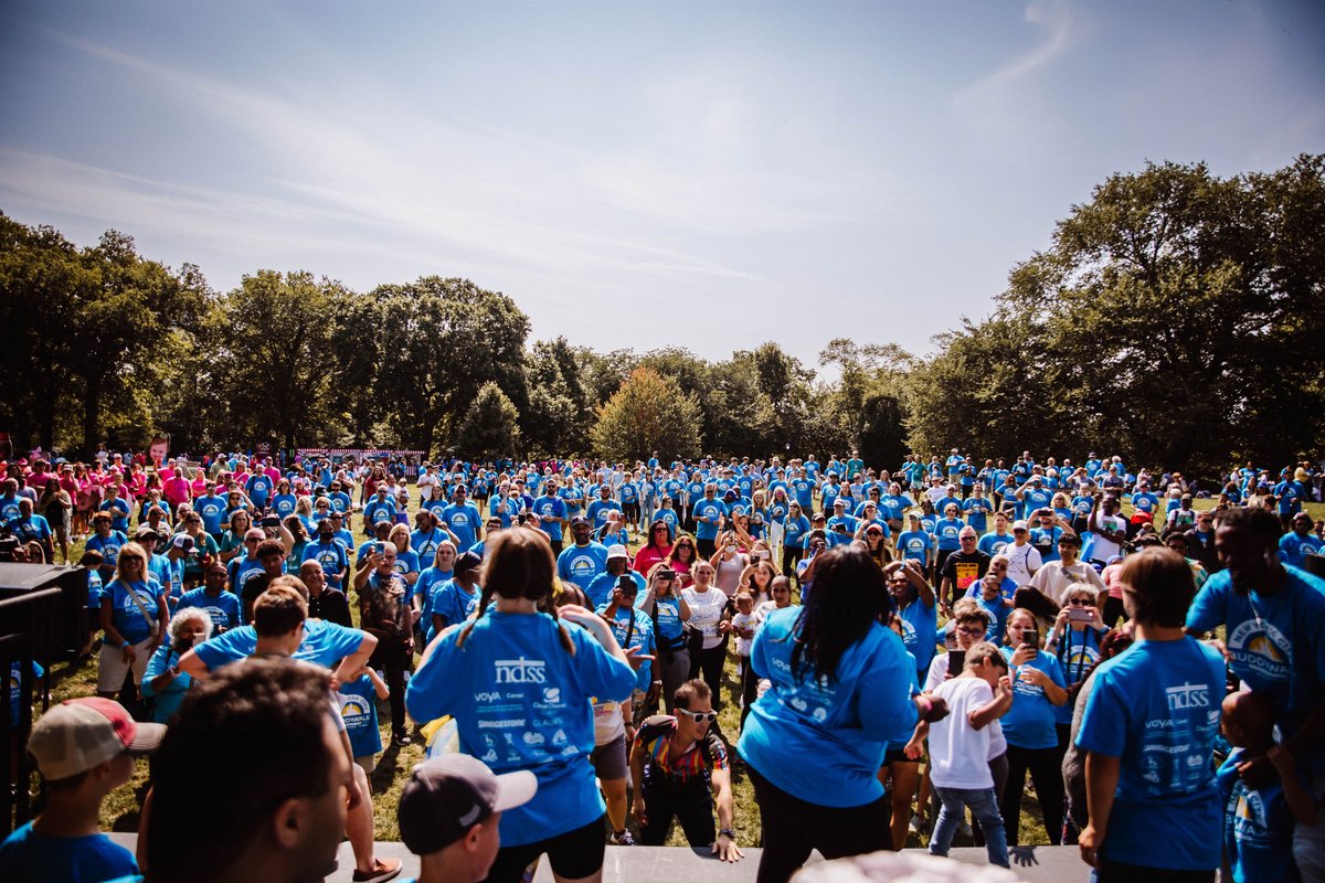 NDSS's tweet photo. Can we go back in time to last weekend?! 🎉 Here's a sneak peek at some of our professional photos from the #NYCBuddyWalk and #TimesSquareVideo! 🤩 More photos are coming soon! 👀 Thank you to our incredible photographer, Rebecca Kouvas Photography! https://t.co/jMQN75il3H