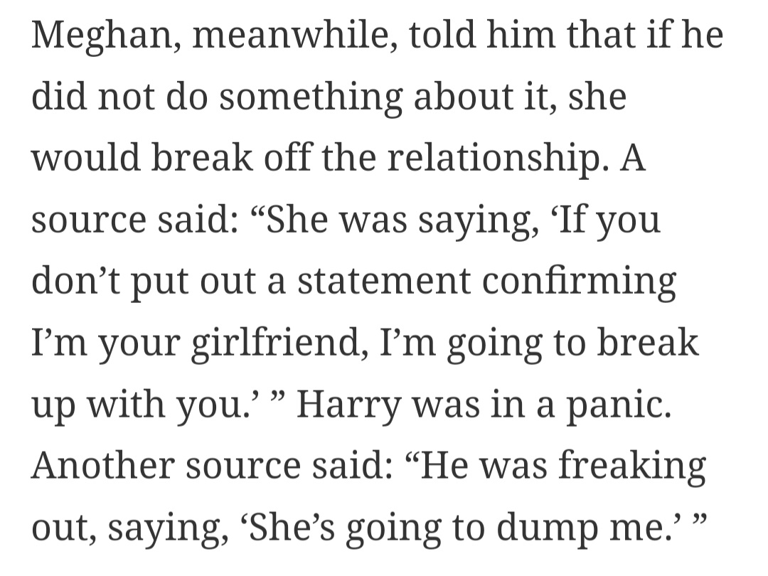 richardaeden's tweet photo. #Meghan gave #PrinceHarry an ultimatum over the status of their relationship, claims @valentinelow in his new book, serialised by @thetimes. #royal https://t.co/IKkZRk36GI