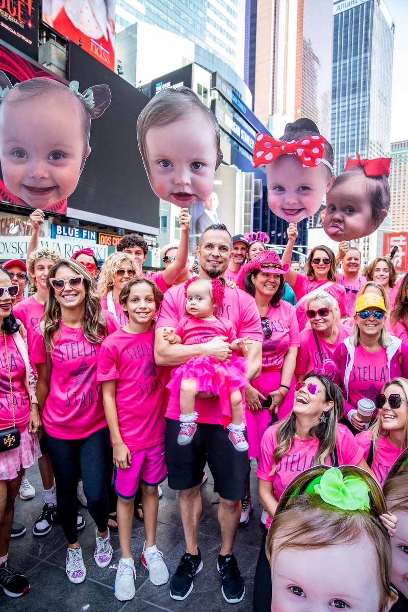 NDSS's tweet photo. Can we go back in time to last weekend?! 🎉 Here's a sneak peek at some of our professional photos from the #NYCBuddyWalk and #TimesSquareVideo! 🤩 More photos are coming soon! 👀 Thank you to our incredible photographer, Rebecca Kouvas Photography! https://t.co/jMQN75il3H