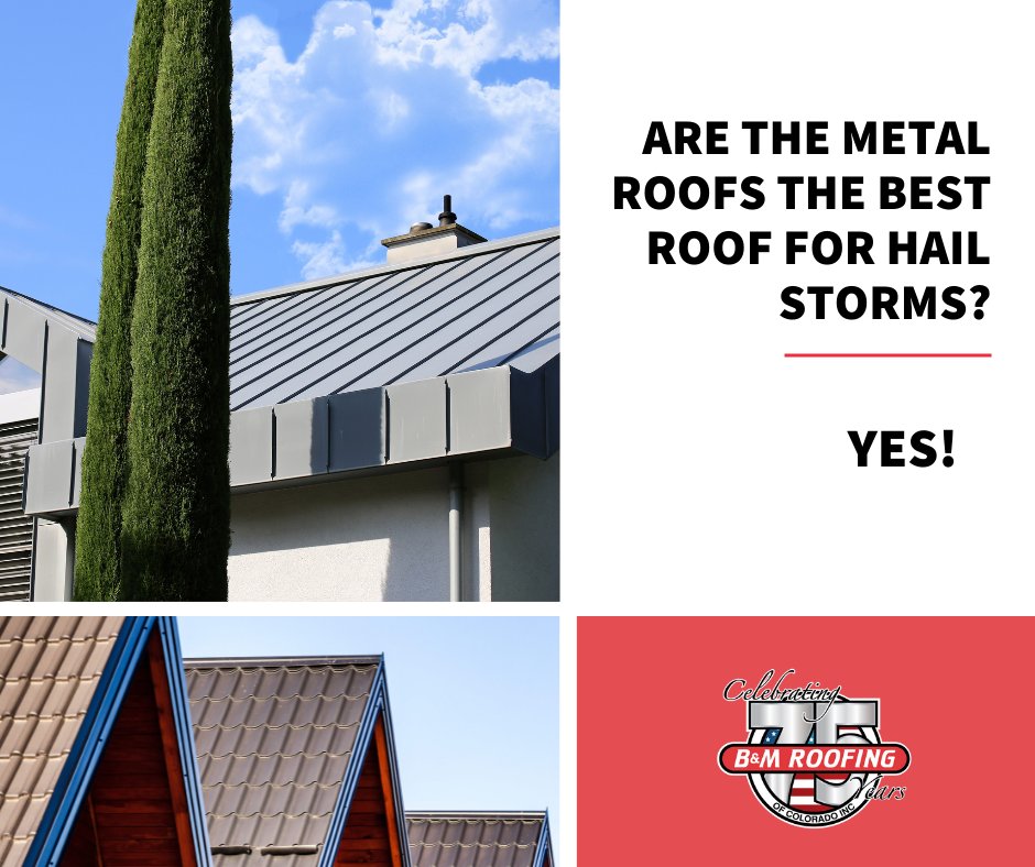 Metal roofs are better for hail because they are very durable and strong. As we mentioned before, the only thing that could damage a metal roof is a large hail storm. Even then, the chances of damaging the roof are minimal.
Metal roofs are also very easy to install and maintain.
