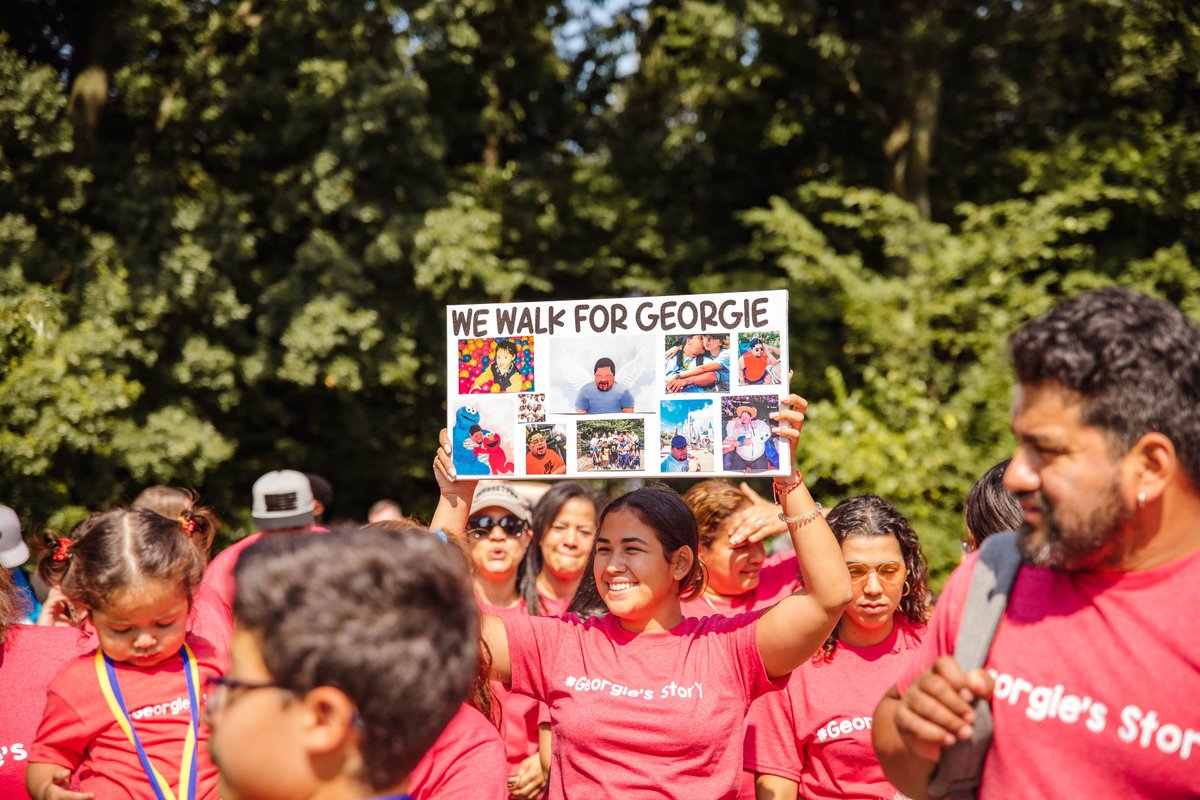 NDSS's tweet photo. Can we go back in time to last weekend?! 🎉 Here's a sneak peek at some of our professional photos from the #NYCBuddyWalk and #TimesSquareVideo! 🤩 More photos are coming soon! 👀 Thank you to our incredible photographer, Rebecca Kouvas Photography! https://t.co/jMQN75il3H