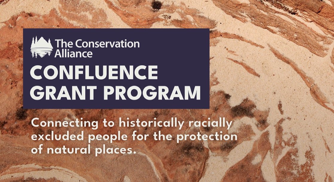Get that funding y’all!

<a href="/conservationall/">ConservationAlliance</a> will award 4 grants to groups led by Asian, Black, Brown, Hispanic, Indigenous, Latin American, or add'l communities who identify as People of Color working to protect a natural place. Deadline to apply 10/2!

conservationalliance.com/confluence/