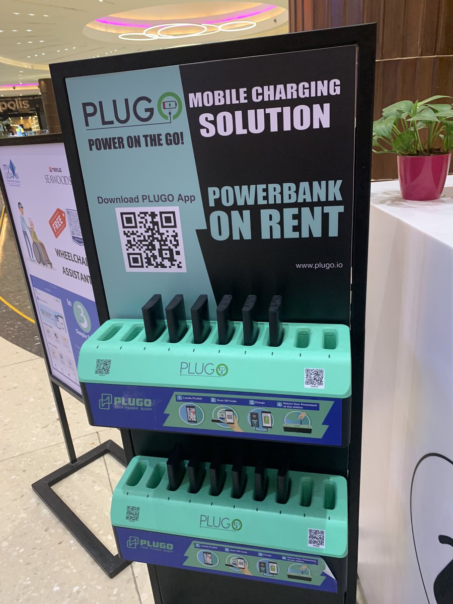Sing_Suman's tweet photo. Found the #plugo booth at @SGCMall which is interesting. It allows me to consume power on rent https://t.co/U7NaMe5rbn