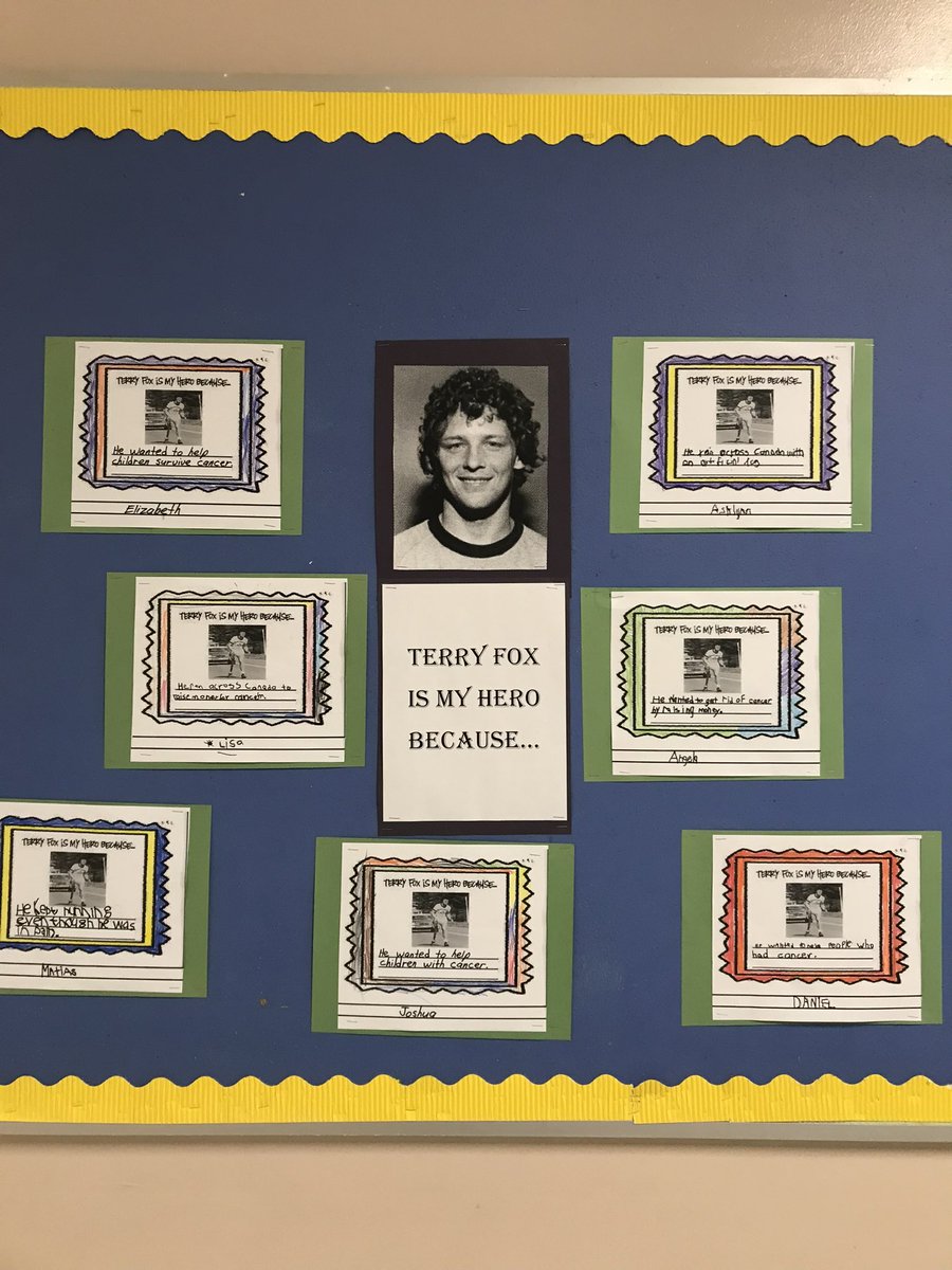 GMPS_TDSB's tweet photo. On this sunny Friday students are talking about Terry Fox and how his legacy continues to motivate generations. #dedication #sacrifice #runforTerry @ErinAltosaar @StephMDonaldson @tdsb https://t.co/BqH59nxmhs