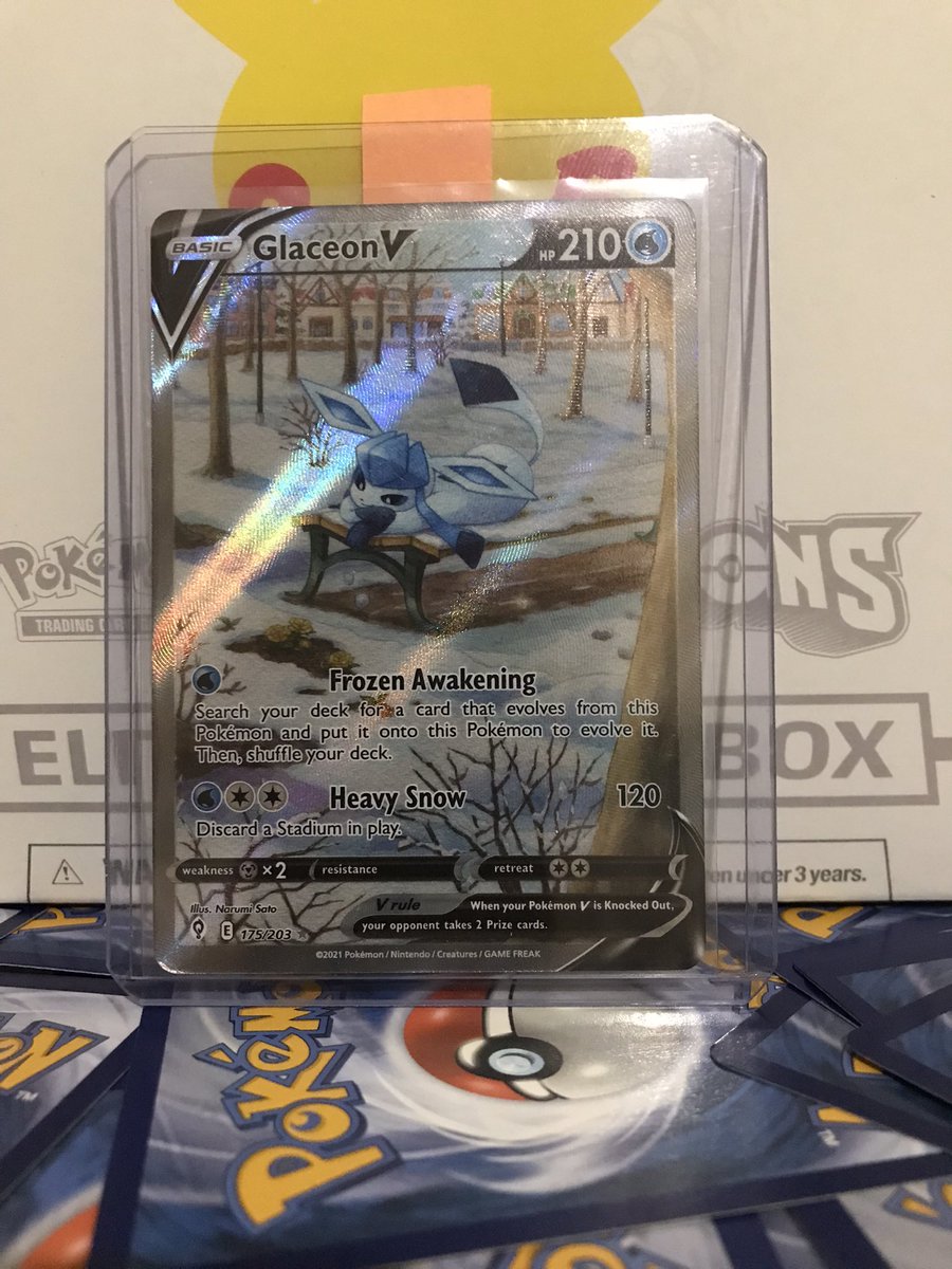pokegmst's tweet photo. 🚨GIVEAWAY ALERT!!!🚨 

I opened this account about a week ago and already hit 100 followers🥲 so needs to be something hugeeee!

☄️BOOOM☄️
HERE WE GOOOOO!!!!!
GLACEON V ALT ART!!!💥

- ♻️RT♻️ 
          &amp;
- FOLLOW
to participate  (27/9 last day)
 
GOOD LUCK EVERYONE🤩!!! https://t.co/KaQzhWQy0M
