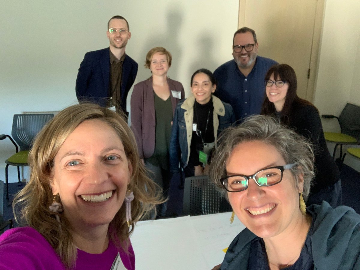 RealJenLehe's tweet photo. Energized by 3 days of exploring #museums' potential for creativity and purpose with NYC+ professionals as we celebrate the @US_IMLS funded Center for Art and Social Engagement @columbusmuseum @CindyMFoley @brooklynmuseum @drewmsawyer @jessimijones @Guggenheim @benthedruid https://t.co/Zw4wVvdupY