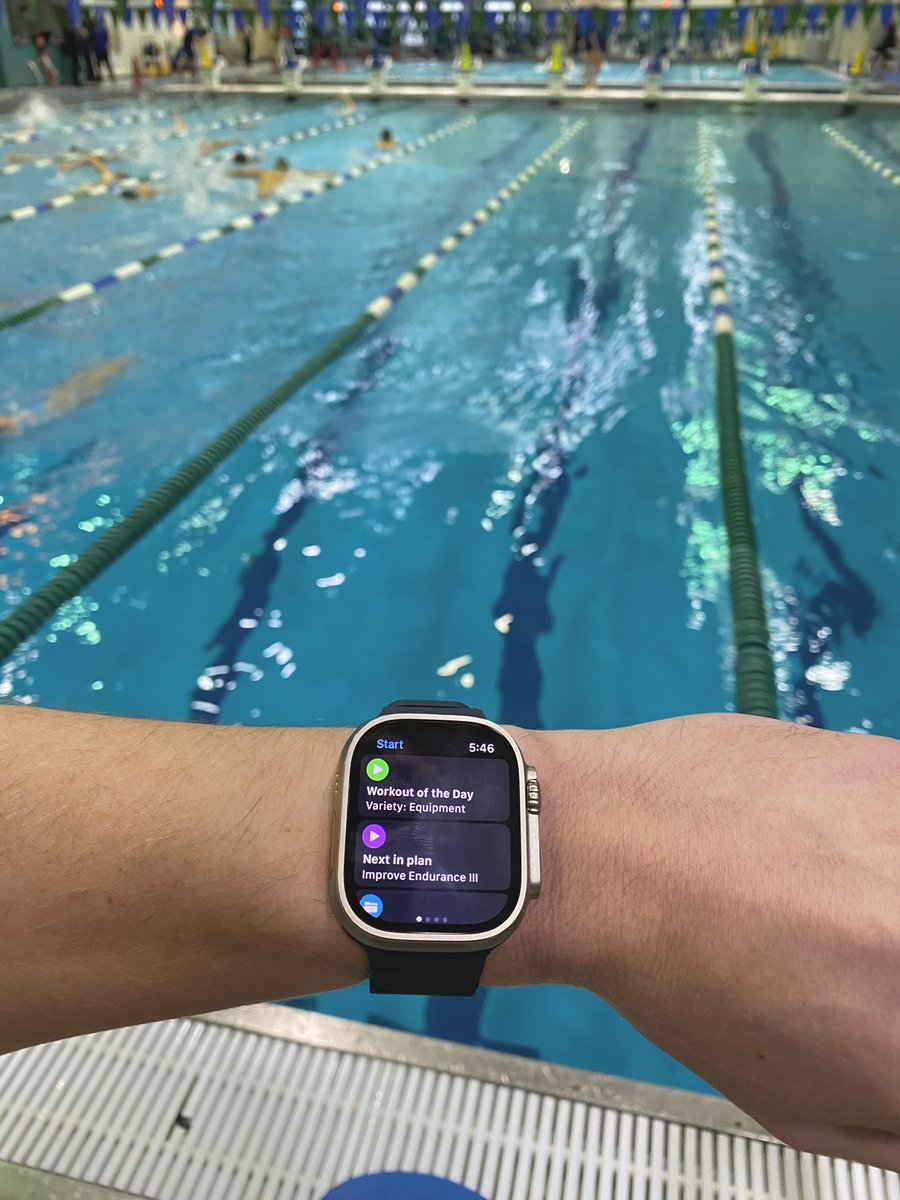 You better believe I was in the pool testing out the new Apple Watch Ultra today!