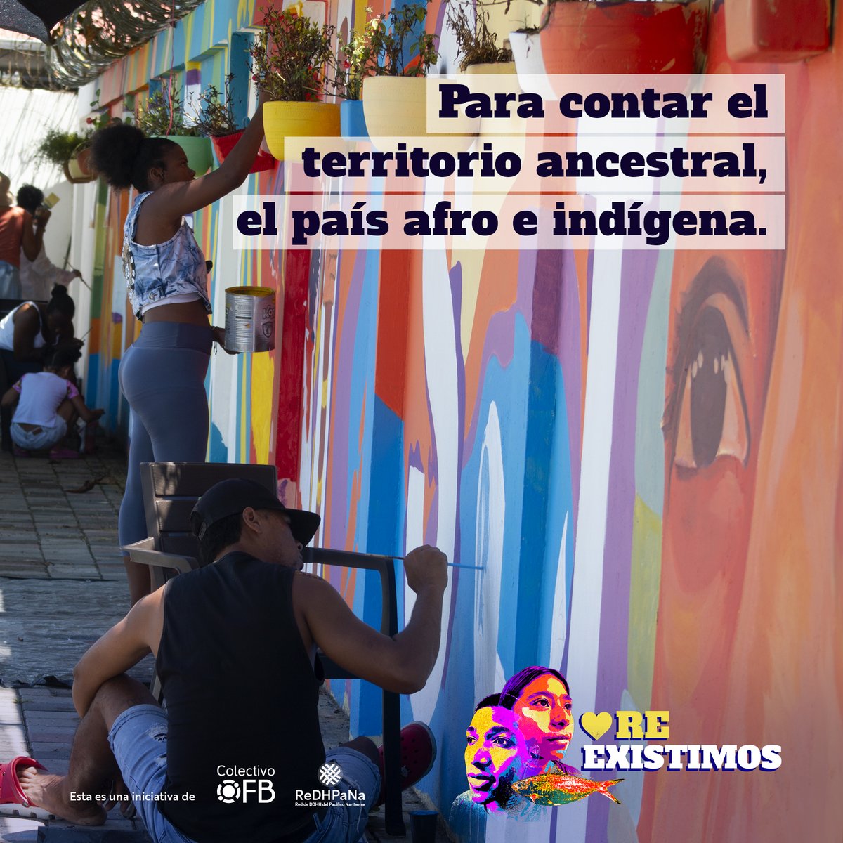 colectivo_ofb's tweet photo. #Reexistimos Para contar 🗣️el territorio ancestral, el país afro e indígena desde el Pacífico Nariñense, en el que conviven diversas identidades y manifestaciones culturales con un tejido social 🧶que se reconstruye desde la resistencia, la resiliencia y la existencia.💪 https://t.co/I9kTP06FkW