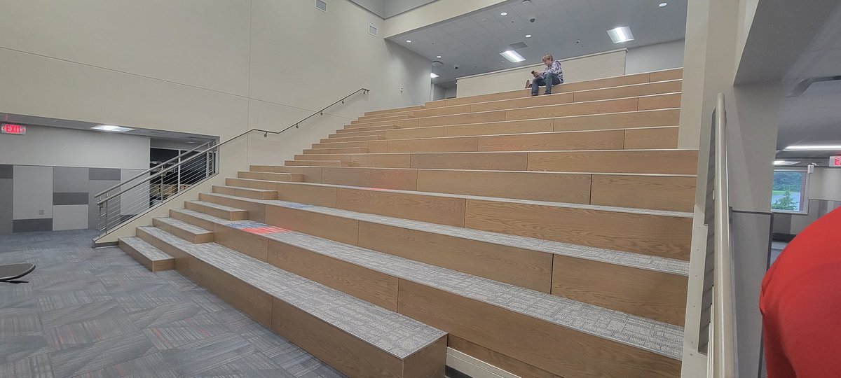 I was given a tour of Detroit Lakes High School by principal Josh Omang and activities director Rob Nielsen. A seamless mix of old and new, the school is world-class. You can clearly tell how much folks care about young people in Detroit Lakes. Well done!