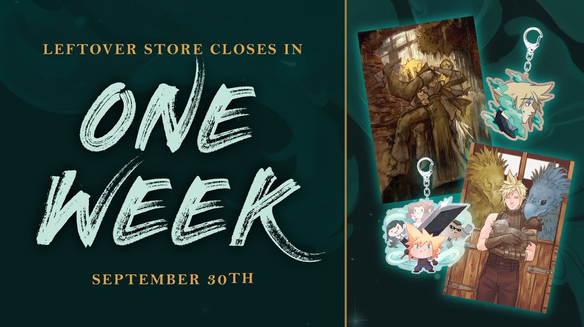 StrifeZine's tweet photo. Only 7 days are left, have you purchased your #CloudStrife zine and merch yet?

Don't miss this last chance! Link below ⬇️ https://t.co/e6ACfcoVVe