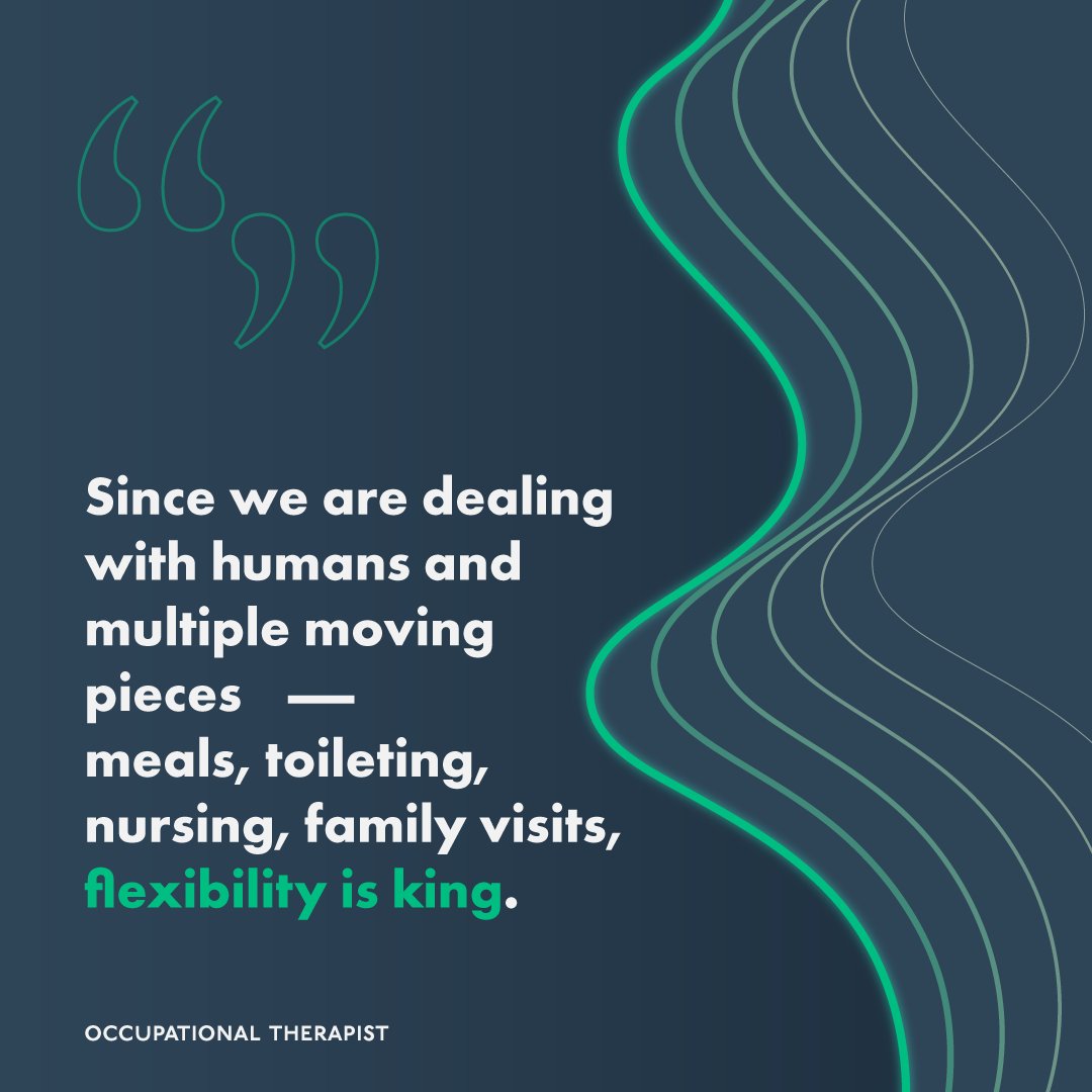 We’ve met with clinicians to discuss how #Theralytics can help them adapt to unplanned changes in their schedule. Learning more about their experiences has helped us take our solutions further!