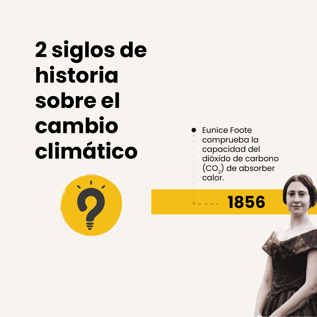 ahoraque_ok's tweet photo. Millones de personas en todo el mundo se movilizan para exigir acción urgente y justa ante el #cambioclimatico.

En este hilo resumimos dos siglos de historia sobre cambio climático, que empiezan con el descubrimiento de una mujer 👇 https://t.co/me1bXlGhj4
