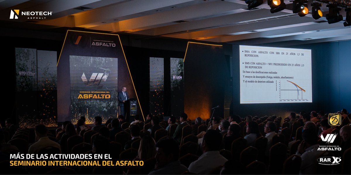 AsphaltNeotech's tweet photo. Lo que la agenda del día nos tiene preparado💡🧠 🛣️
✅ Conferencia Magistral  -Economía Circular aplicada a los pavimentos.
✅ Sesión seguridad vial y en la Zona de trabajo.
✅ Sesión de control de calidad y Supervisión.
✅ Sesión construcción y Maquinaria.
#NEOTECH #RARx https://t.co/h9nU7ElqNE