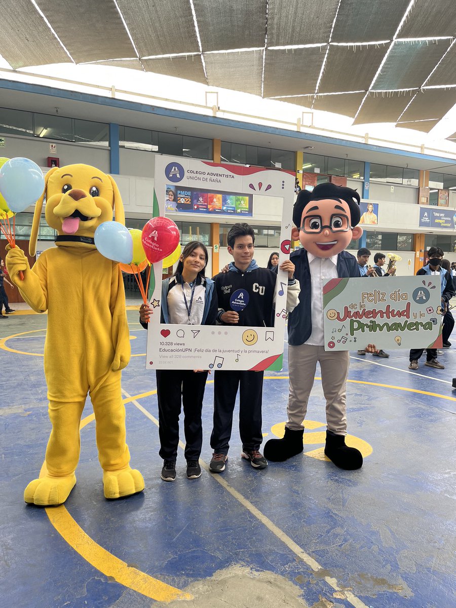 ColegioUnion's tweet photo. Hoy se dio inicio a la primavera y celebramos el Día de la Juventud junto a nuestros estudiantes. ¡Feliz día de la Juventud y de la Primavera! 💐🌻🌤 #EducaciónAdventista #ColegioUnión #primavera2022 #MásQueEnseñanza https://t.co/MmnDVtW8QP