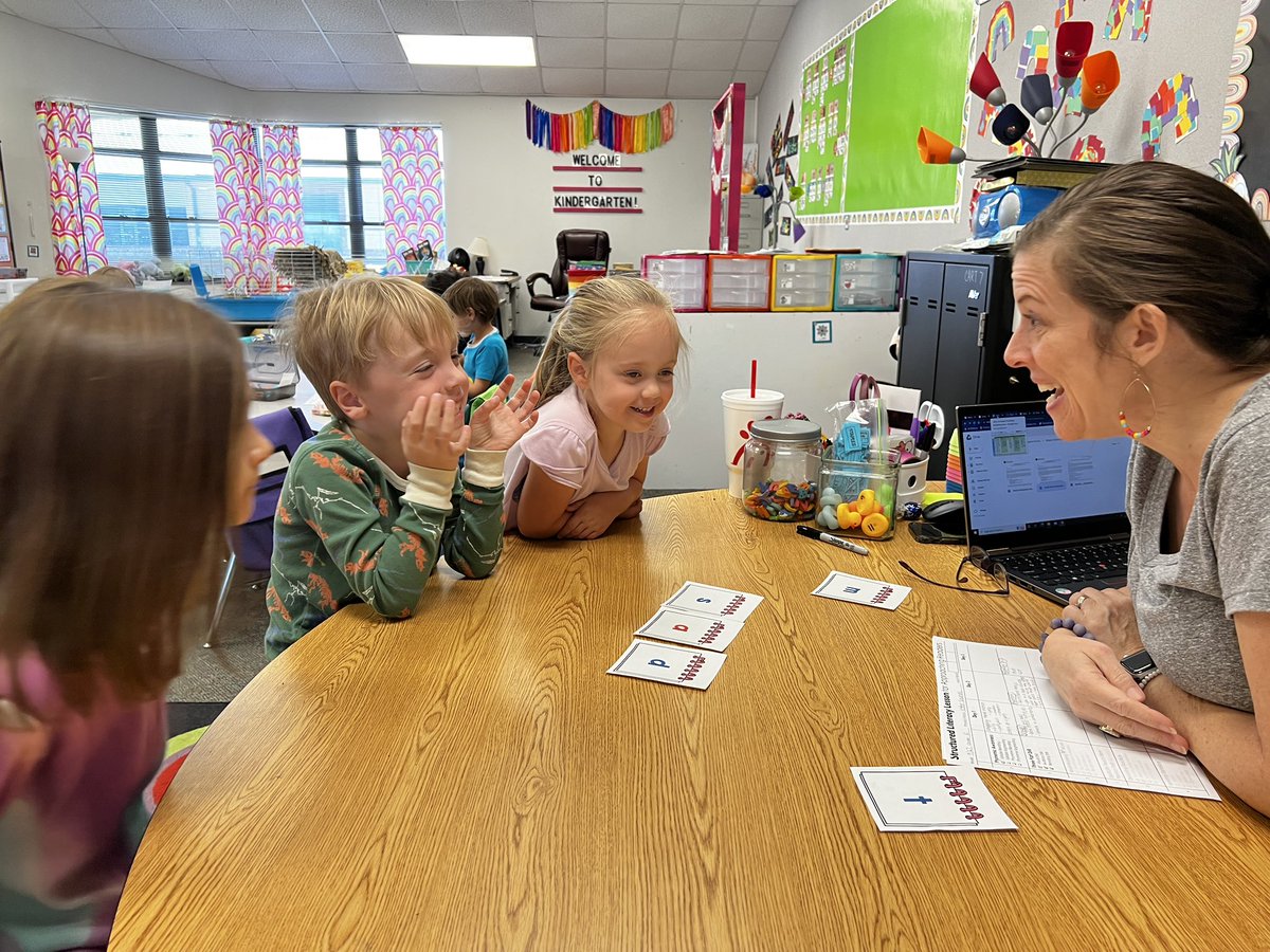 Pajama day, “label your teacher”, AND a modeled small group lesson by <a href="/stacy_bigham/">Stacy Bigham</a> ! What a fun-filled Friday! 🤩 <a href="/SalemElementary/">Salem Elementary</a>