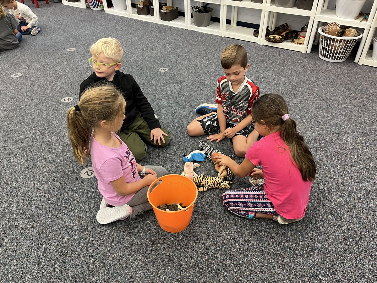 jennifer_gilles's tweet photo. There were lots of giggles as 1st graders in Mrs. Picone’s class “eliminated” Beanie Babies in the “All Around The Buttercup” steady beat game. @picone_s https://t.co/MaUZTBL2Zv