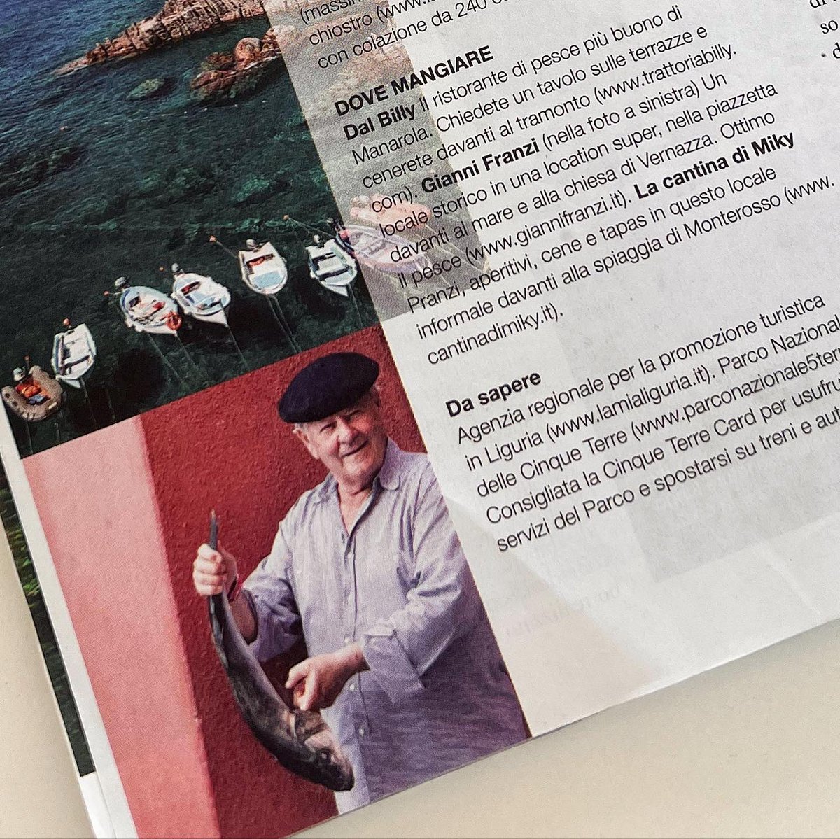 Gianni_Franzi's tweet photo. Grazie @DonnaModerna per il bel articolo…daremo sempre il massimo ed anche di più per farvi andare via con il #sorriso e la voglia di tornare a trovarci❣️#ristorante #hotel #cinqueterre #25settembre #liguria #vernazza #parco5terre #mare #italy #bestplacetovisit #bestplacetoeat https://t.co/1A1UhiK0Hh